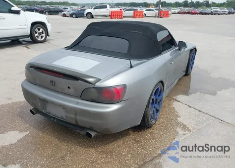 2001 Honda S2000 from USA, damaged, VIN JHMAP114X1T009052